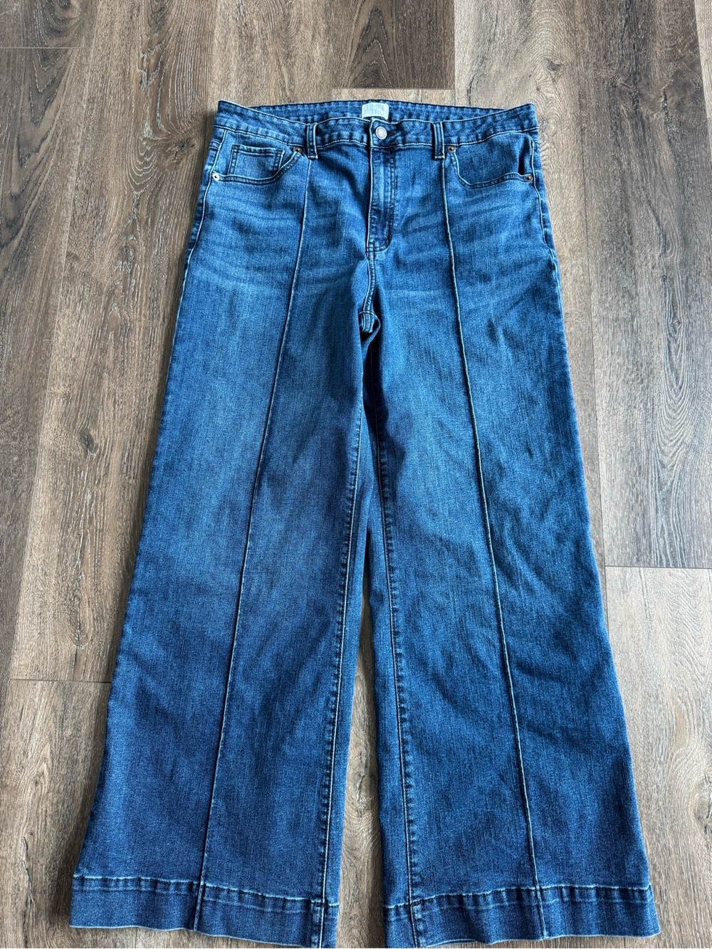 Time and Tru Wide Leg Denim Jeans Women’s Size 16